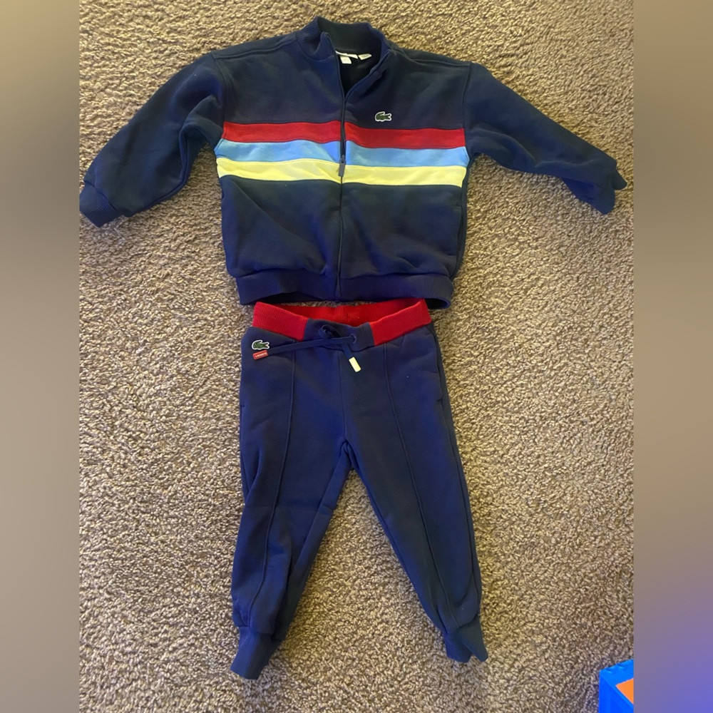 2pc toddler boys Lacoste set